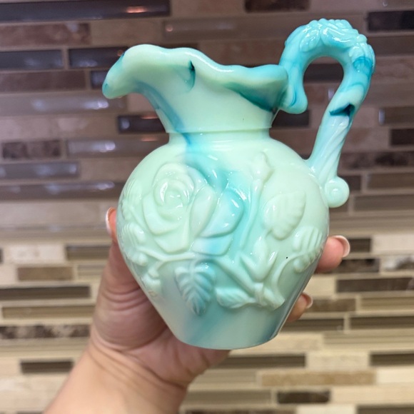 Avon Vintage Jade Mini Pitcher and Basin - Picture 7 of 14